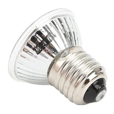 Imagem de Lâmpada de Aquecimento UVB para Répteis e Galinhas - Lâmpada de Calor de Luz Solar de Espectro Total para Tartarugas e Outros Animais de Estimação - 220-240V Com Fonte de Luz