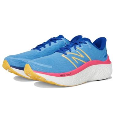 Imagem de New Balance Tênis de corrida feminino Fresh Foam X Kaiha Road V1, Azure/Dragon Berry/Clementine, 35