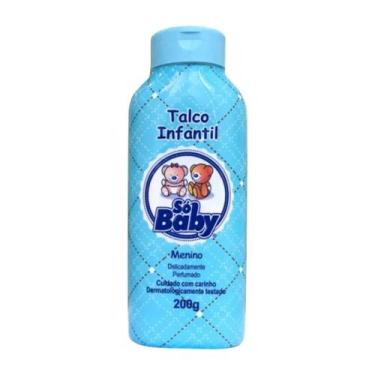 Imagem de Talco Infantil Azul 200G SÓ BABY - NoBrand, Azul