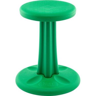 Imagem de KORE Design Banqueta Wobble, bancos de mesa para meninas + meninos, cadeiras de escritório pequenas ergonômicas, assentos flexíveis para crianças ativas, TDAH, sala de aula, escola, casa, júnior (40,6