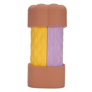 Imagem de Garrafas de Viagem para Produtos de Higiene Pessoal, à Prova de Vazamentos de Acessórios de Silicone de Silicone à Prova de Vazamentos (BROWN)