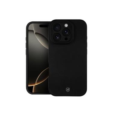 Imagem de Gshield Capa Case Capinha Silicon Premium com Interior em Microfibra Antiderrapante Proteção Contra Impressão Digital, Arranhões, Quedas e Impactos para (Preta, iPhone 16 Pro)