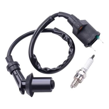 Imagem de OTOHANS AUTOMOTIVE Engine Ignition Coil Spark Plug para GY6 50cc-150cc Motorcycle Honda ATV Dirt Bike Taotao Kymco Scooter Moped Go Kart