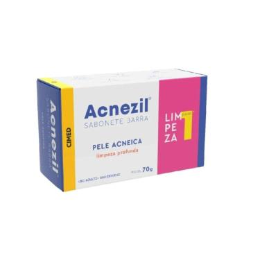 Imagem de Sabonete Acnezil Limpeza Profunda Pele Acneica 70g - 7897947617025