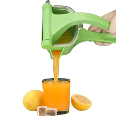 Imagem de Espremedor de frutas de cozinha, espremedor de limão manual resistente. Obtenha cada gota, espremedor de cítricos manual fácil de limpar, espremedor de limão fácil de usar