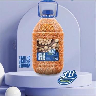 Imagem de Milho De Pipoca Mushroom Galão 9kg Para Receitas Gourmet Pipocas Doces