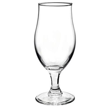 Imagem de Executive Copo Cerveja 390ml Vidro Transp Ll C/pé Bormioli Rocco Único Pacote De 3