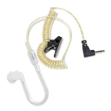 Imagem de UAYESOK Fone de ouvido de vigilância policial com armadura equilibrada ET02 de 2,5 mm, tubo de ar acústico, rádio, alto-falante, microfone, fone de ouvido apenas