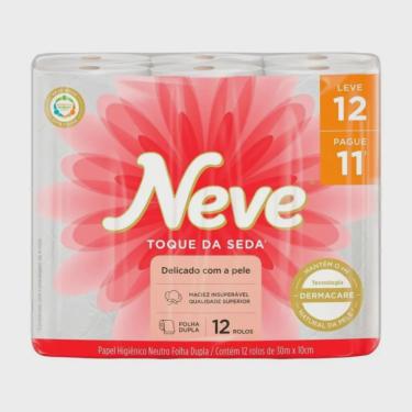 Imagem de Papel higiênico neve toque seda leve 12 pague 11