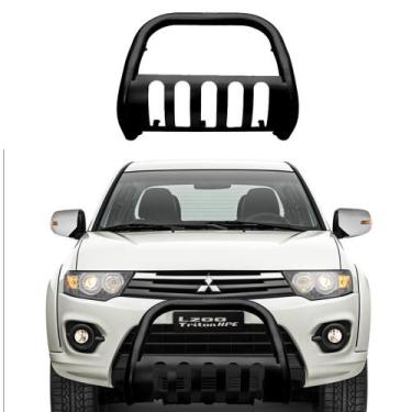 Imagem de Quebra Mato L-200 Triton com Protetor Preto - HOZZ