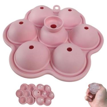 Imagem de Forma de Gelo Bandeja de Silicone Drink Bebida Coquetel Cha Gelado Fes