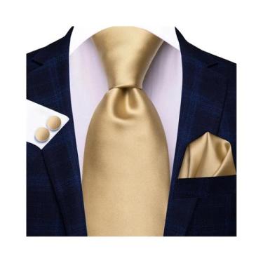 Imagem de Gravata De Negócios Masculina Rosa Cinza Bolinhas 85cm Gravata Jacquar
