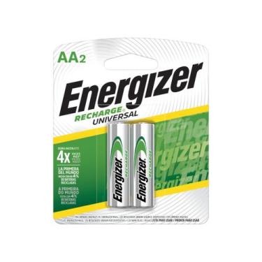 Imagem de Pilha Recarregável Univ. Aa2 Cart 2 Energizer
