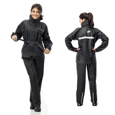 Imagem de Capa De Chuva Motoqueira Motoboy Feminina Nylon PP P M G Gg Ex - Panta