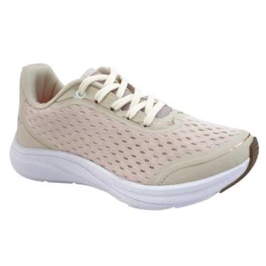 Imagem de Tênis Infantil Menina Kidy K360 Energy 2 Bege 33