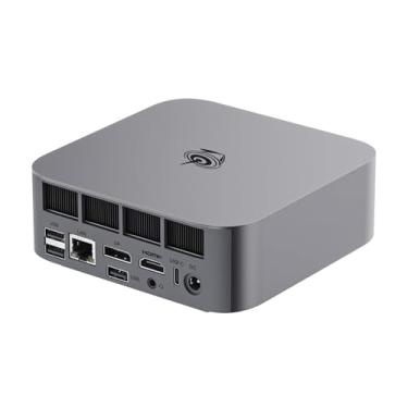 Imagem de Beelink Mini PC SER8, AMD Ryzen 7 8745HS (8C/16T, até 4,9GHz), 32GB DDR5 RAM 1TB PCle4.0 SSD, SER8 Mini Computador Suporte 4K@144Hz, Tirple Display, HDMI+DP, WiFi6, BT5.2, USB4
