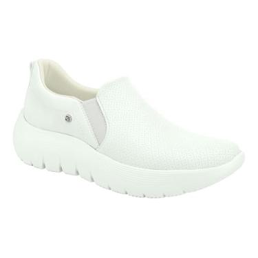 Imagem de Tênis Branco Feminino Piccadilly Slip On Eliane 936015 (Branco, BR, Adulto, Numérico, 34)