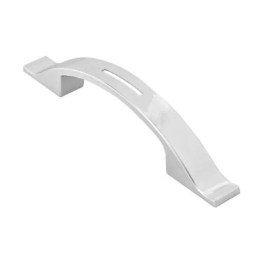 Imagem de Puxador Alça Plástico Cromado 128 mm 118 Gecele
