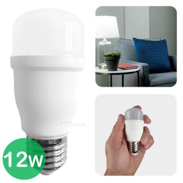 Imagem de Lâmpada LED Mini T45 12W E27 6500K Branco-Frio Alta Luminosidade e Efi