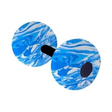 Imagem de Dynwave Halteres para exercícios aquáticos, halteres portáteis, treinamento de natação, piscina profissional, fitness, adultos, equipamento aeróbico aquático, Azul E Branco