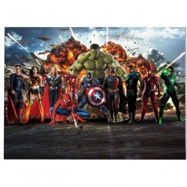 Imagem de Papel De Parede Adesivo Super Heróis Ph1004