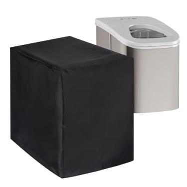 Imagem de FlexiDapt Capa Para Máquina De Gelo, Proteção Universal À Prova D'Água Eletrodomésticos Bancada Em Casa, Garagem E Escritório, Preta