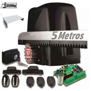 Imagem de Motor Rossi Dz Atto Turbo 5m Crem 3 Control P/ Portão Deslizante 350kg