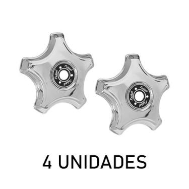 Imagem de Calota Aro 16/17,5 Hélice 5 Pontas Miolo - 4 Unidades - Fabbof