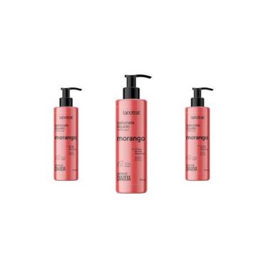 Imagem de Kit 03 Sabonete Líquido Morango Dia a Dia 190ml - Labotrat