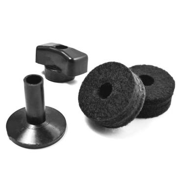 Imagem de Kit Feltro Para Prato De Bateria 2Feltros 1Base 1Borboleta Torelli Ta061