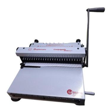 Imagem de Perfuradora e Fechadora de Wireo Duplamatic Conjugada 2x1 - LASSANE