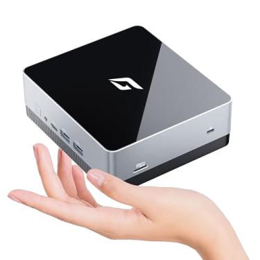 Imagem de CyberGeek Nano A1 Pocket Pc, Intel N100 Mini Pc 8Gb Ddr4 Ram 512Gb Pcie Ssd, Computador De Mesa Pequeno Com Suporte Para Tela Dupla 4K/Usb 3.0/Wifi 6/Bt5.2/Rj45/Vesa Empresas, Casa E Escola
