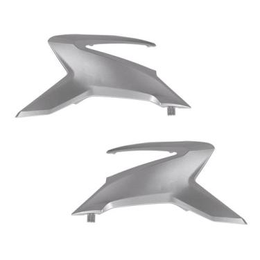 Imagem de Acabamento Do Farol Moto Honda Xre 190 2016 À 2019 Cromo Forte, PRATA 