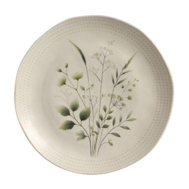 Imagem de Prato Raso Em Cerâmica Orgânico Ammi 26,5cm Porto Brasil