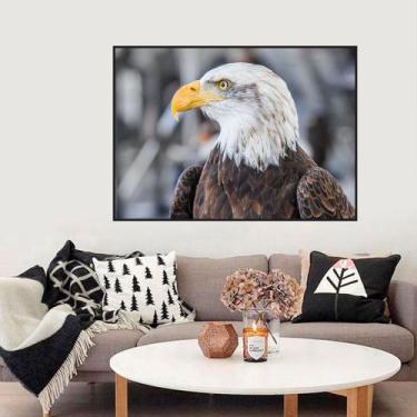 Imagem de Quadro Canvas Decorativo para Sala Águia 70x90 - LUGGUI ART. FOTOG, BR