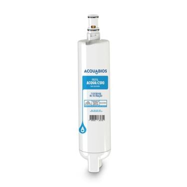 Imagem de Refil Filtro De Água Acqua Cs10 3431 1005-0056 (Compatível Consul), Acquabios, Refil Filtro Purificador De Água, Branco, Ultra Filtração Com 7 Estágios E Equilíbrio Alcalino