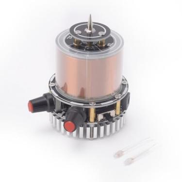 Imagem de Music boble bluetooth music arc gerador com luzes LEDs superaquecendo proteção de 48v aço de aço de aço brinquedo para entusiastas ciência e colecionadores