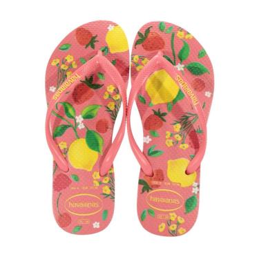 Imagem de Chinelo Havaianas Slim Summer Bliss Coral Tropical