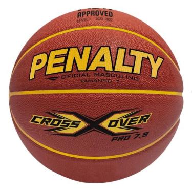 Imagem de Bola basquete penalty crossover pro 7.9, Laranja, Amarelo, Único