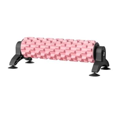 Imagem de Colaxi Rolo de espuma para exercícios, coluna de ioga, ferramenta de massagem corporal completa de alta densidade para exercícios de alongamento, treinamento, Rosa