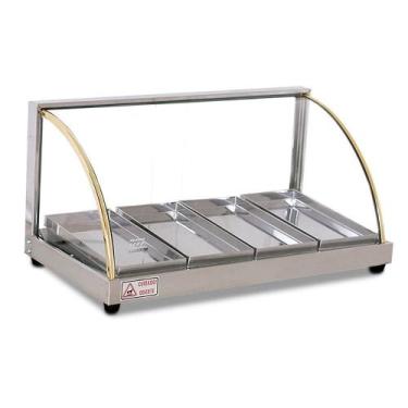 Imagem de Estufa De Salgados 4 Bandejas Aquecedora Inox 220 V - Titã