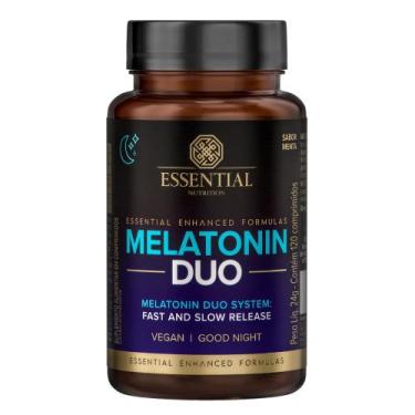 Imagem de Melatonin Duo Melatonina 0,21mg (120 caps) - Essential Nutrition