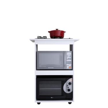 Imagem de BALCÃO PARA FOGÃO COOKTOP 4 BOCAS MULTIUSO BRANCO