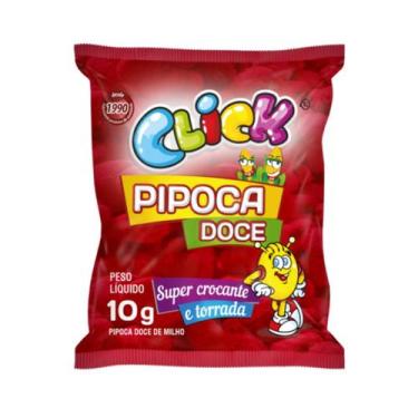 Imagem de Pipoca Doce Click 10g Fardo C/ 50 Unidades