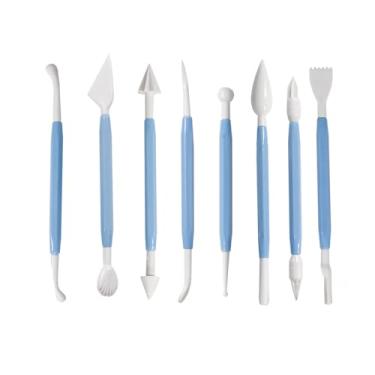 Imagem de Kit Espátula Para Bolo Estecas Variadas Para Modelar 8 Peças