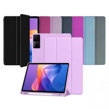 Imagem de Capa Smart Case para Xiaomi Redmi Pad SE 11'' – Magnética, Sleep/Wake, Suporte para Caneta, Tampa Magnética e Suporte Integrado (Lilás-claro, Redmi Pad SE 11'' (Apenas capa))