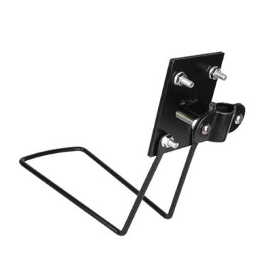 Imagem de Generic Suporte frontal para cesta de bicicleta, montagem, ferragens, suporte de metal, para cesta de bicicleta para bagageiro de carga, bicicletas elétricas, L Bracket 1.5 to 3cm