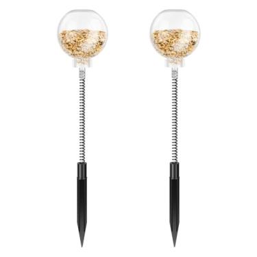 Imagem de DJAPWPX - Pacote com 2 brinquedos de peck leve, dispensador de guloseimas de frango, interativo, alimentador lento, brinquedos divertidos de enriquecimento de galinha para galinhas, patos, pássaros