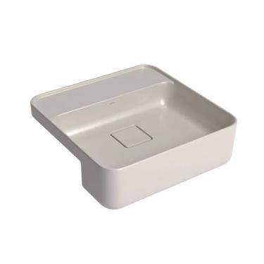 Imagem de Cuba de Semiencaixe Quadrada com Mesa 40X40cm Barbante - L.61040.M.26