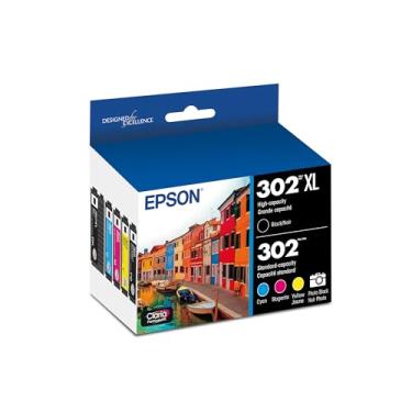 Imagem de Cartucho de tinta Epson T302XL preto T302XL020 Claria Premium de alta capacidade - tinta preta